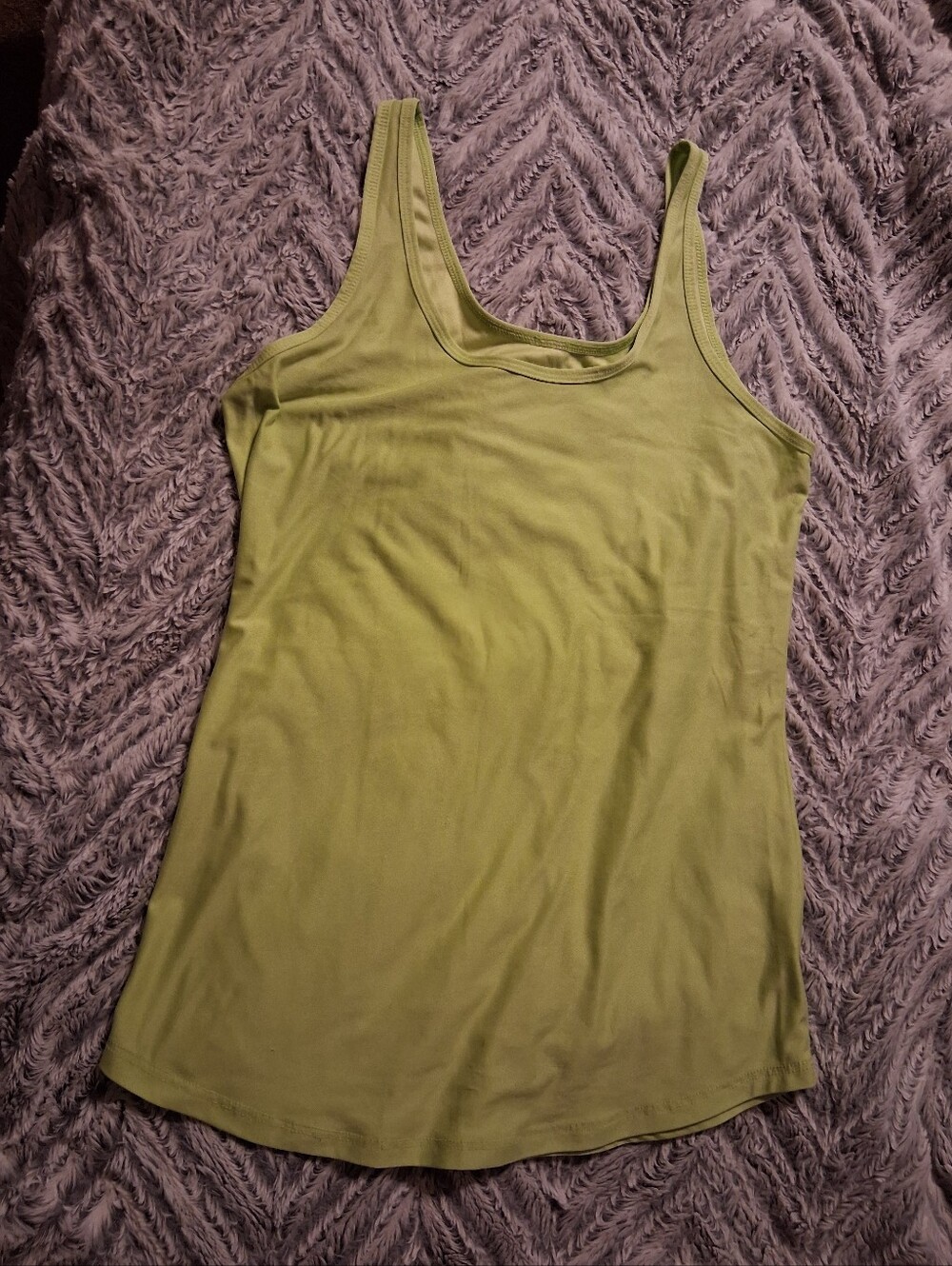 GUC No Boundaries Lime Green Scoop Neck Tank Top Size Juniors L (11-13)